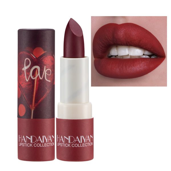 HANDAIYAN Floral Print Soft Velvet Lipstick handaiyan 65508