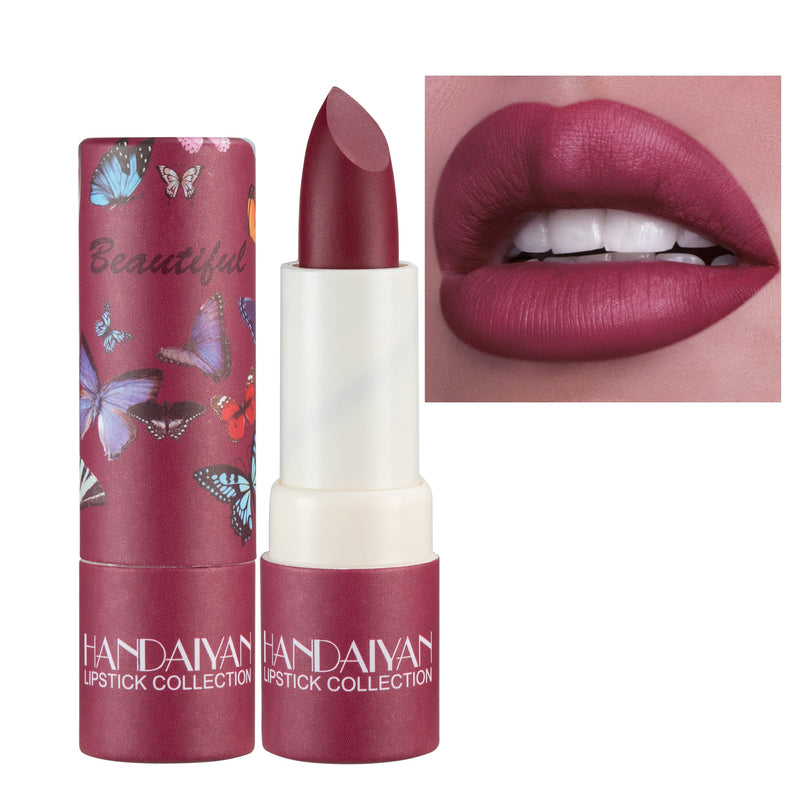 HANDAIYAN Floral Print Soft Velvet Lipstick handaiyan 65507