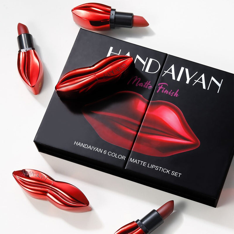 HANDAIYAN Big Mouth Nude Waterproof Long-Lasting Lip Stick handaiyan