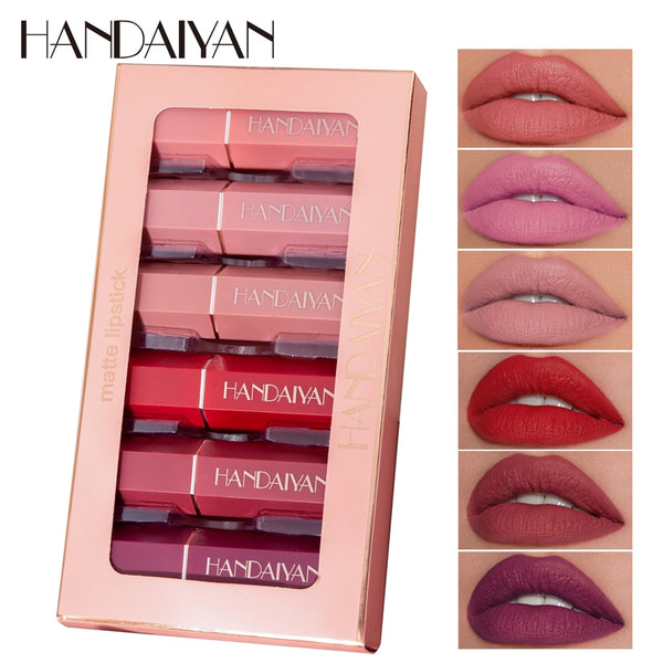 HANDAIYAN Cream Matte Lip Stick Set handaiyan Default Title