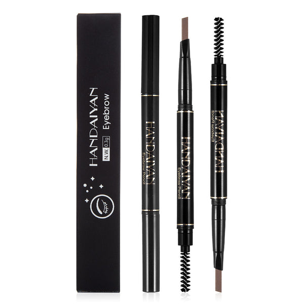 HANDAIYAN Waterproof Two-Headed Eyebrow Pencil with Brush handaiyan
