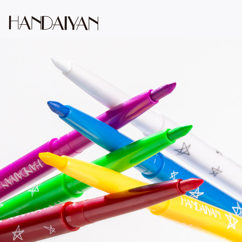 HANDAIYAN UV Fluorescent Festival 12 Colors Eyeliner Set handaiyan