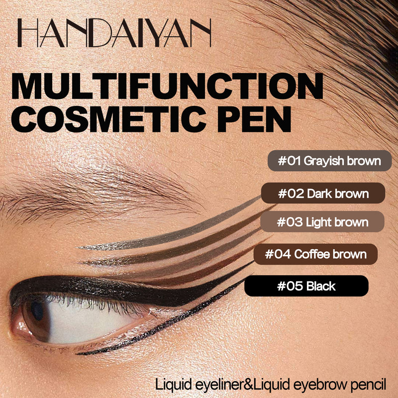 HANDAIYAN 5 Colors Liquid Eyebrow Pen handaiyan