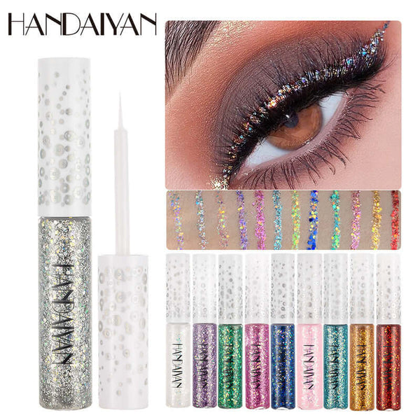 HANDAIYAN 12 Colors Sequin Eyeliner handaiyan
