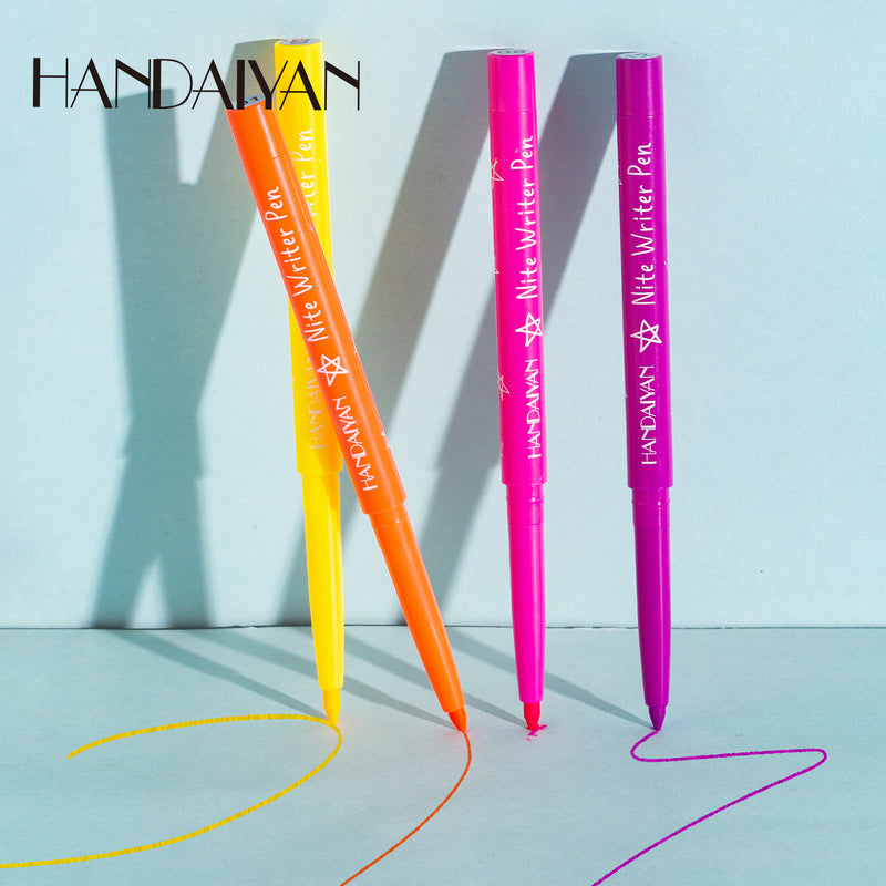 HANDAIYAN UV Fluorescent Festival 12 Colors Eyeliner Set handaiyan
