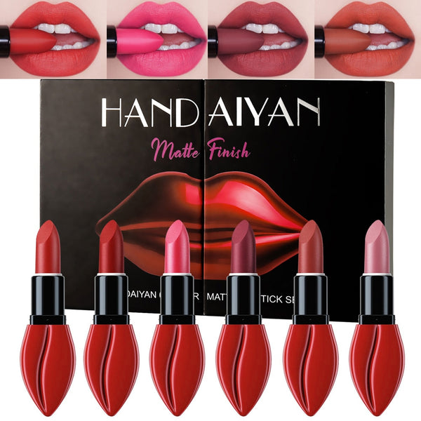 HANDAIYAN Big Mouth Nude Waterproof Long-Lasting Lip Stick handaiyan