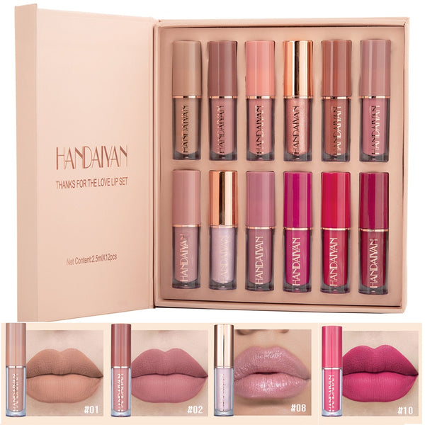 HANDAIYAN Transparent Clear Lip Gloss Set handaiyan Default Title