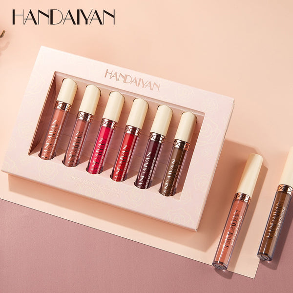 HANDAIYAN Nude Velvet Lip Gloss Makeup Set handaiyan