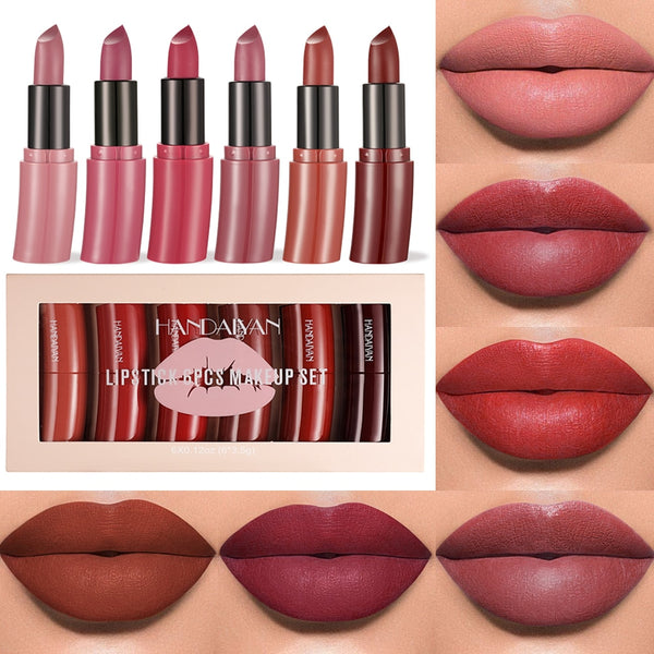 HANDAIYAN Professional Matte Lipstick Lip Balm Kit handaiyan