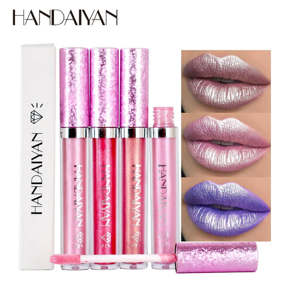 HANDAIYAN Waterproof Metallic Liquid Lipstick handaiyan